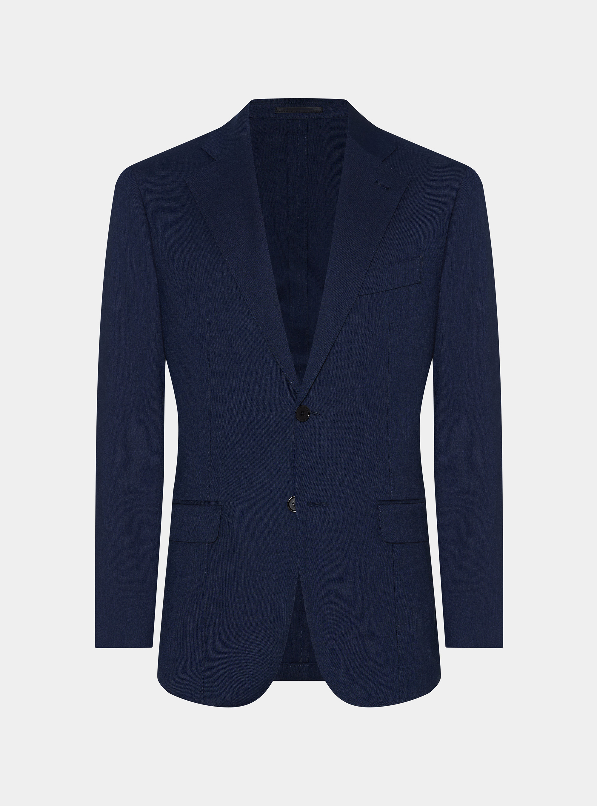 Giacca abito in tessuto hopsack, BLU NAVY
