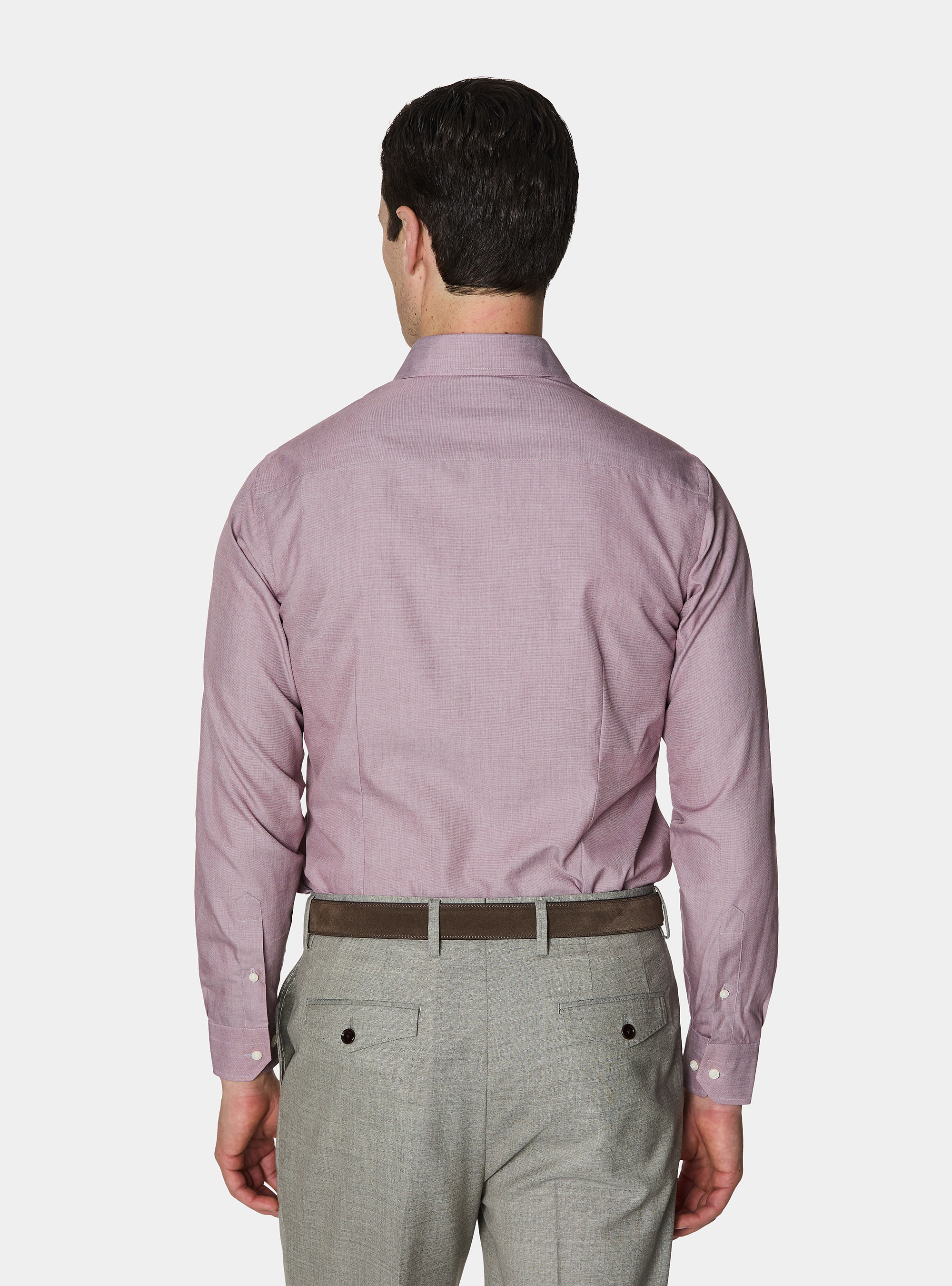 Camicia in cotone fil a fil, CIPOLLA